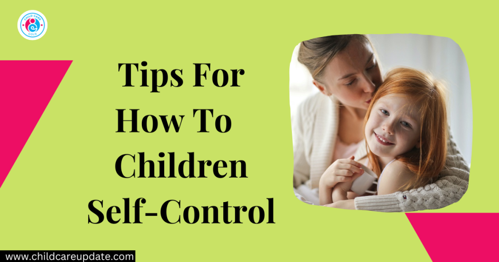 teach children self-control