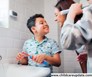 care for a child's teeth