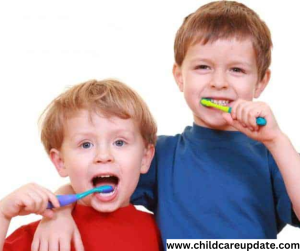 care for a child's teeth