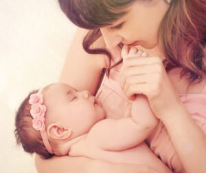 handling and holding a newborn