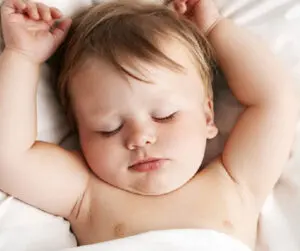 best sleeping position for gassy baby